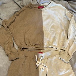 n:philanthropy color block sweat suit